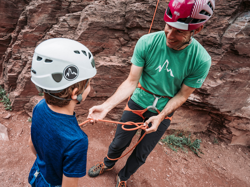 introductory skills for rock climbing