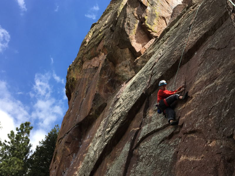 Eldo west ridge rock climbing