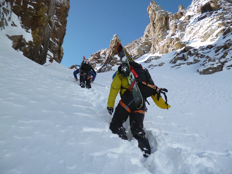 ski mountaineering in colorado's san juan mountains mt sneffels