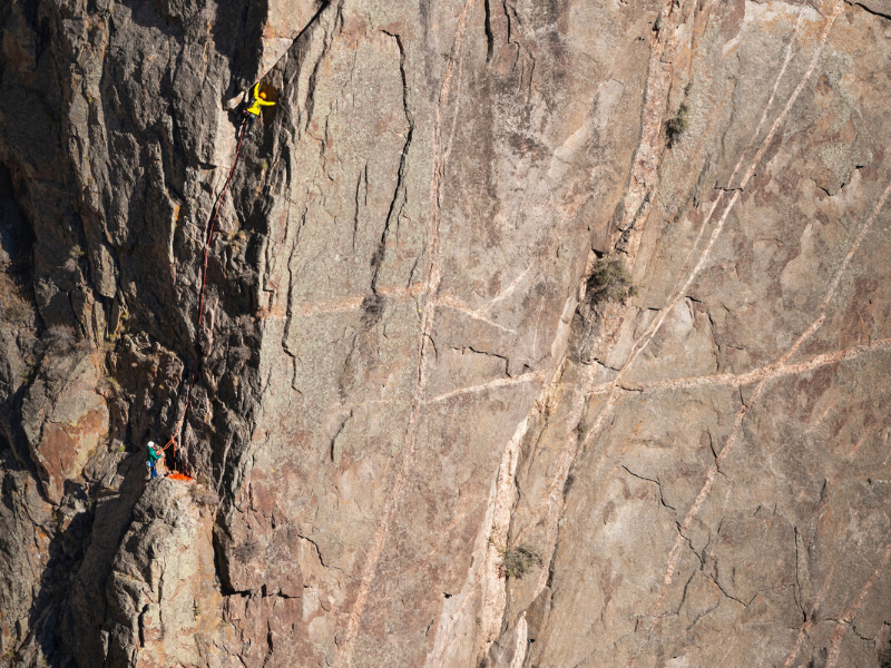 sweeping clean granite checkerboard wall black canyon of the gunnison