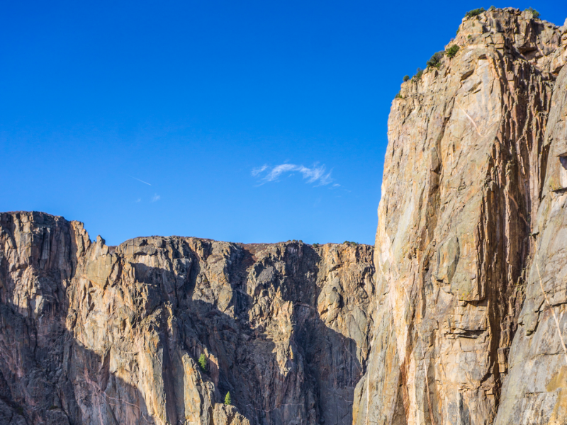 scenic cruise rock climb in the black canyon
