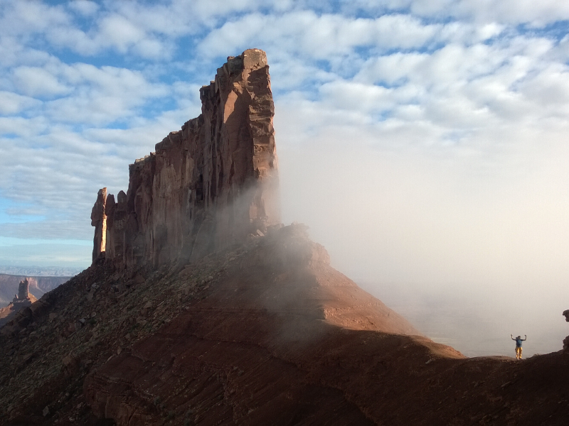 the rectory in castle valley moab utah rock climbing