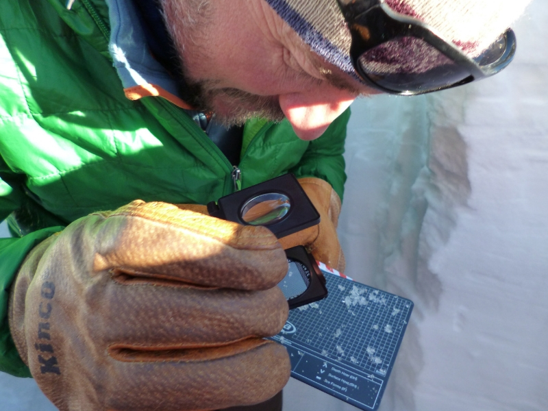 snow crystal card aiare level 2 avalanche course