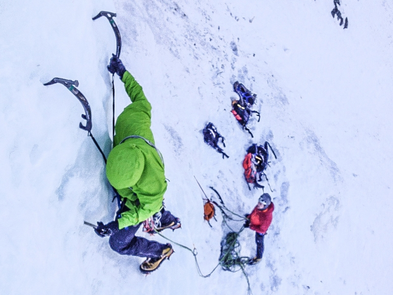 Learn to Lead Ice Course Peak Mountain Guides