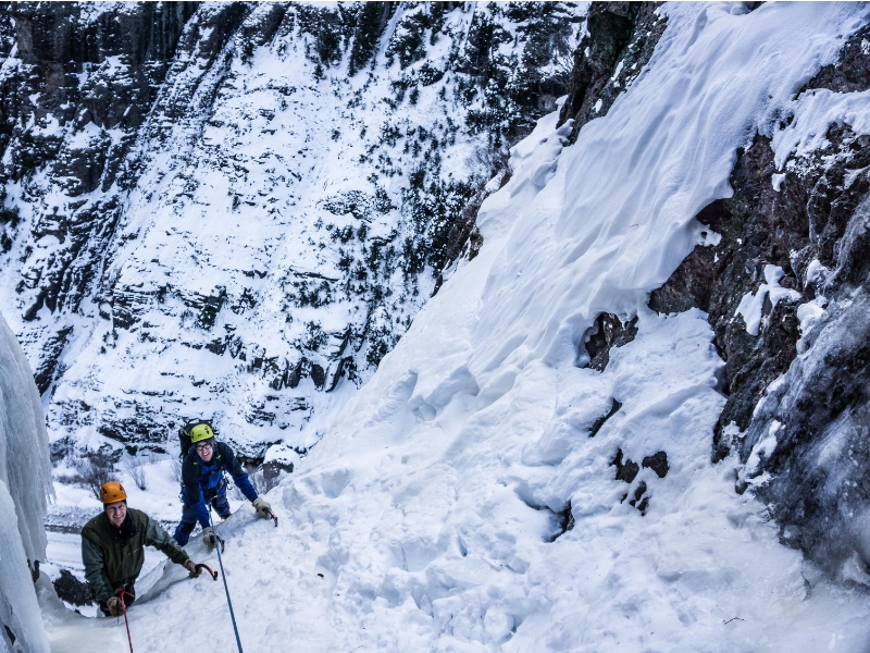 camp bird road ice climbing ouray colorado