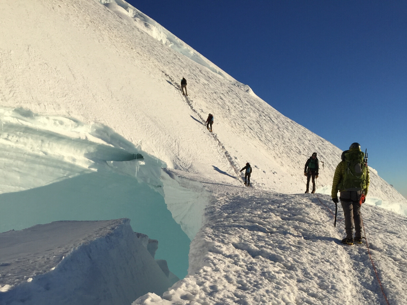 mt rainier summit climb expedition