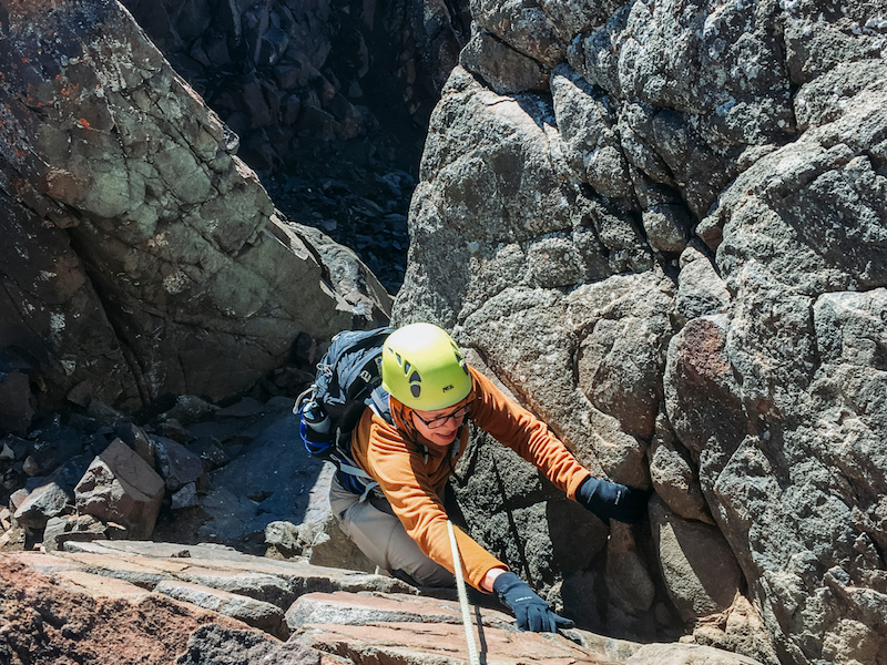 lavender col route on mt sneffels