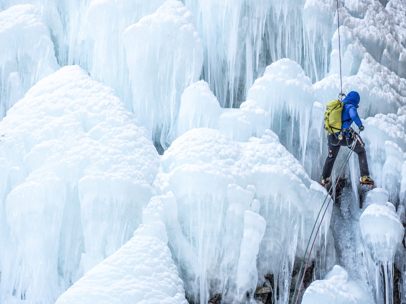 eureka ice climbing in silverton colorado