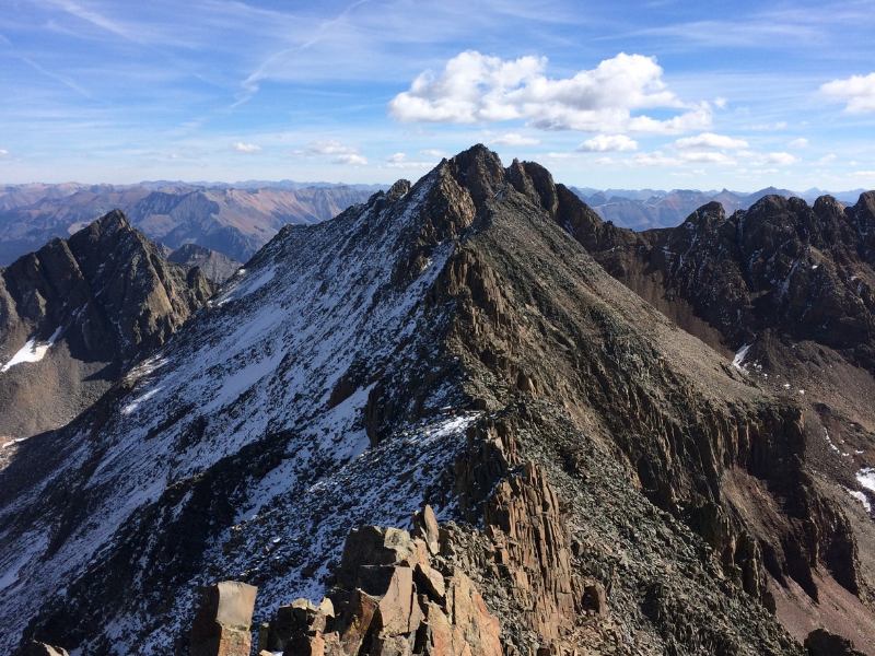 ridgeline connect wilson and el diente san juan mountains