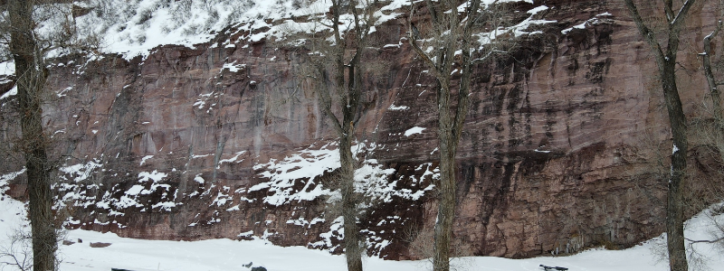 rock climbing at ouray colorado rotary park