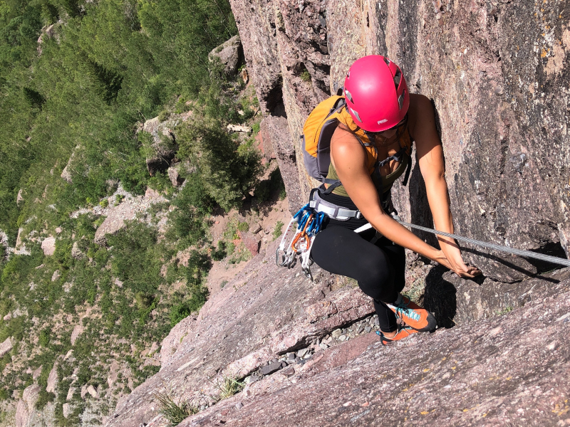 via ferrata rock climbing layback ames way