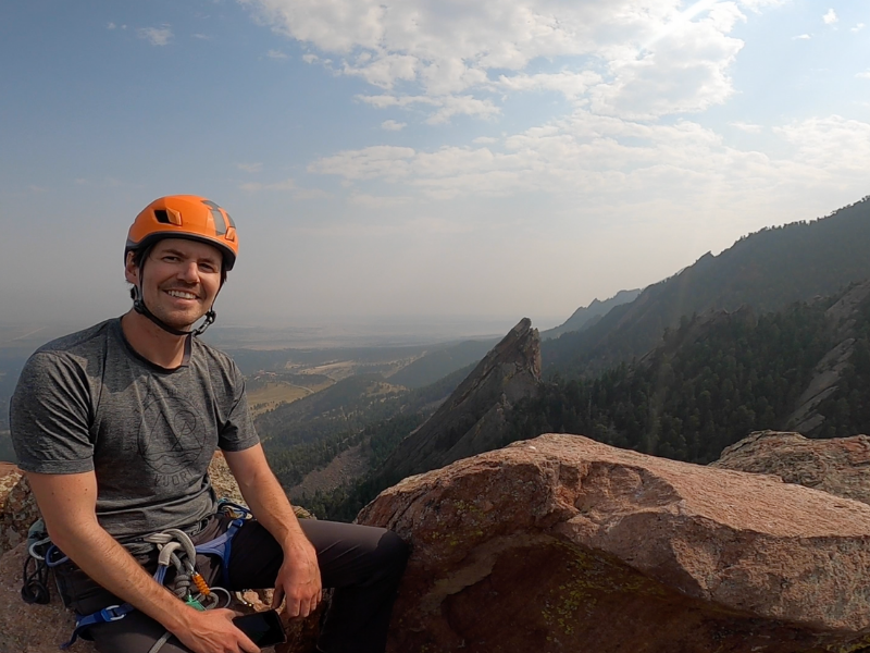 Boulder Flatiron summit of first flatiron