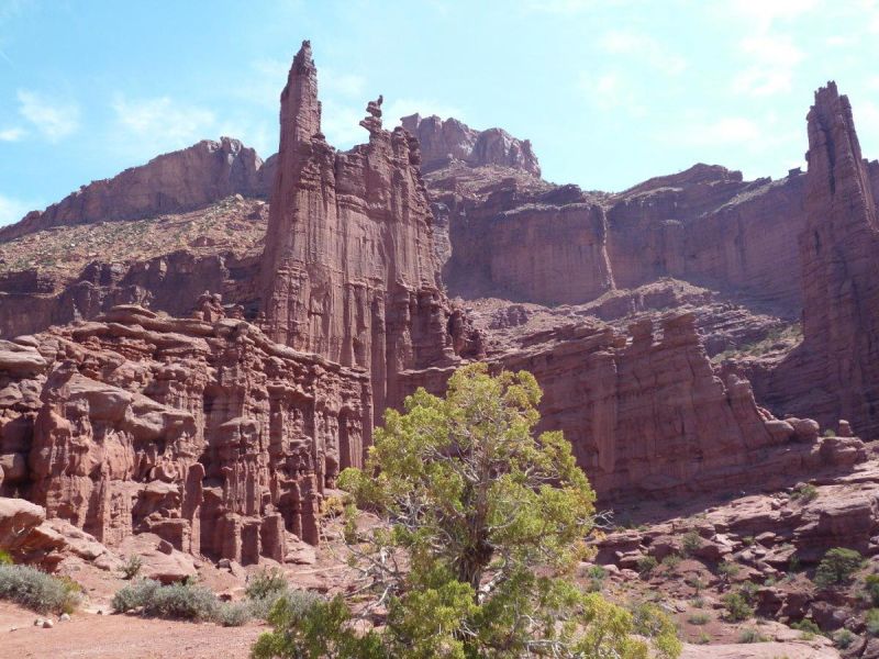 stolen chimney route on ancient art tower